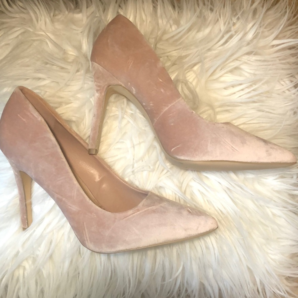Baby pink heels